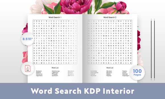 2024 Word Search Puzzle Book for Adults