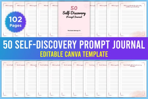 50 Self-Discovery Prompt Journal
