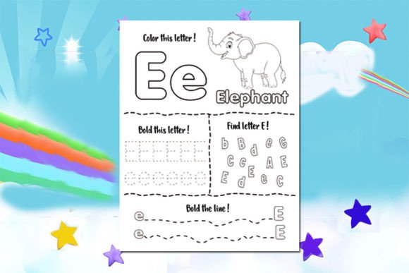 Children Letter Tracing Pages A to Z