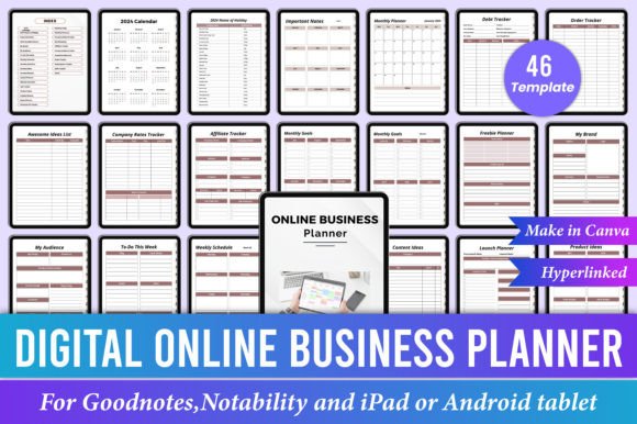 Digital Online Business Planner for iPad: A Comprehensive Tool for Modern Entrepreneurs