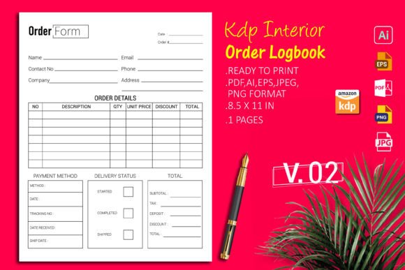 KDP Interior Order Book: A Practical Tool for KDP Publishers