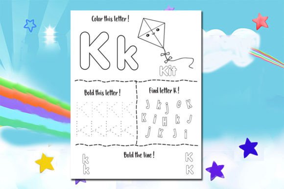 Kids Letter Handwriting Tracing Pages: A Fun Way to Learn Letters