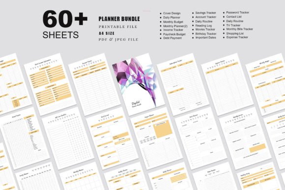 Planner Template Journal Vol.57: A Comprehensive Guide to Organizing Your Life