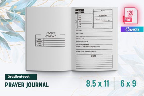 Prayer Journal Canva KDP: A Modern Tool for Spiritual Reflection and Organization